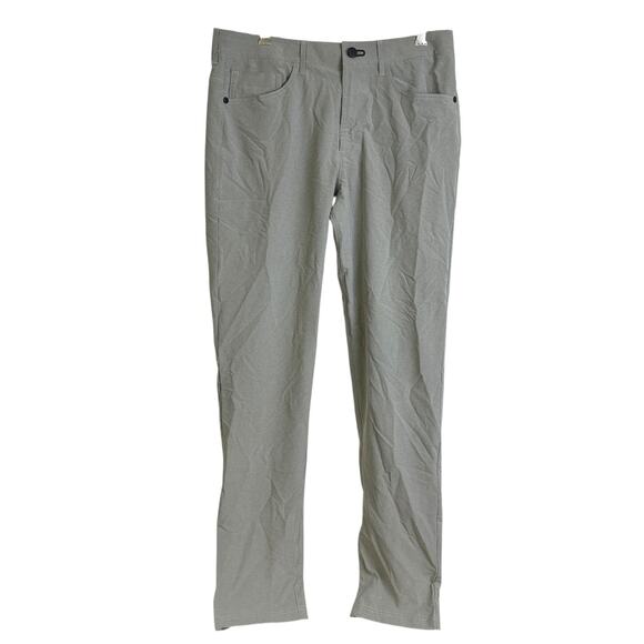 Public Rec Chino Pants Mens 32 Gray Flat Front 5 Pocket Preppy Stretch 32.5" - Picture 1 of 12